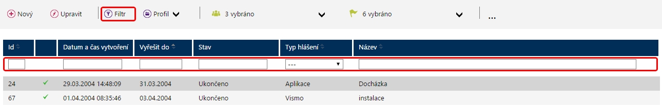 Obr. Jednoduchý filtr